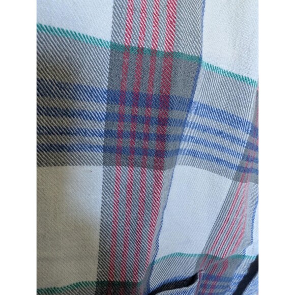 90s Colours by Alexander Julian Plaid Flannel Shirt: Vintage Flannel Size Mens L - Picture 3 of 8